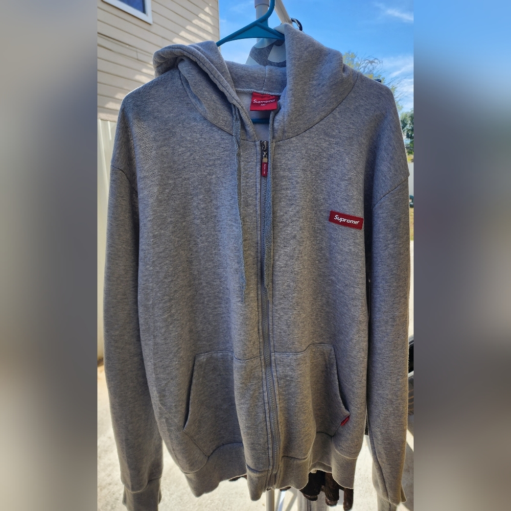Supreme Mens Hoodie with zipper